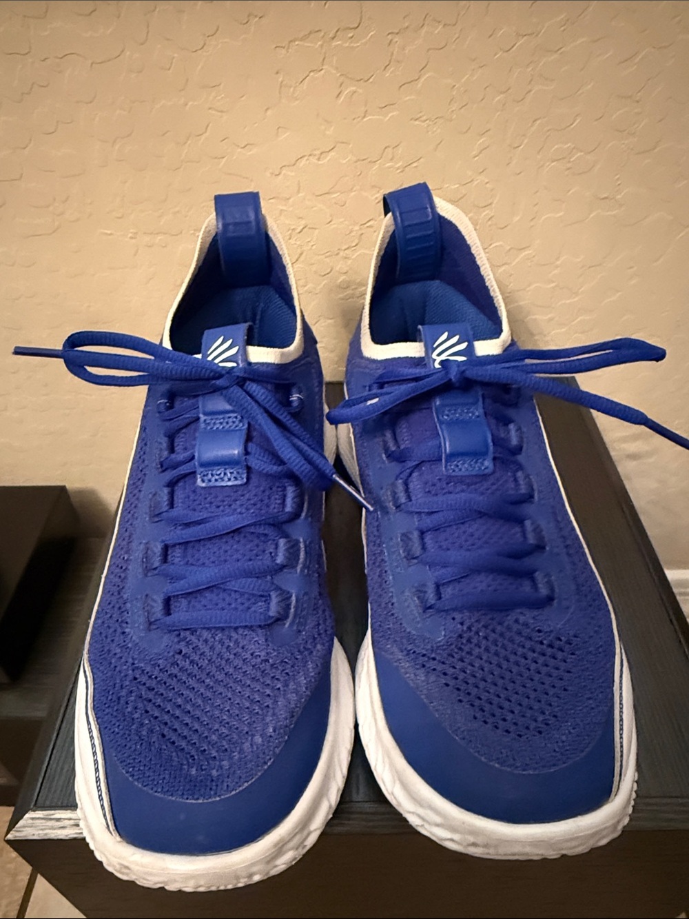 Under Armour Steph Curry Royal Blue Kids' Athletic Sneakers